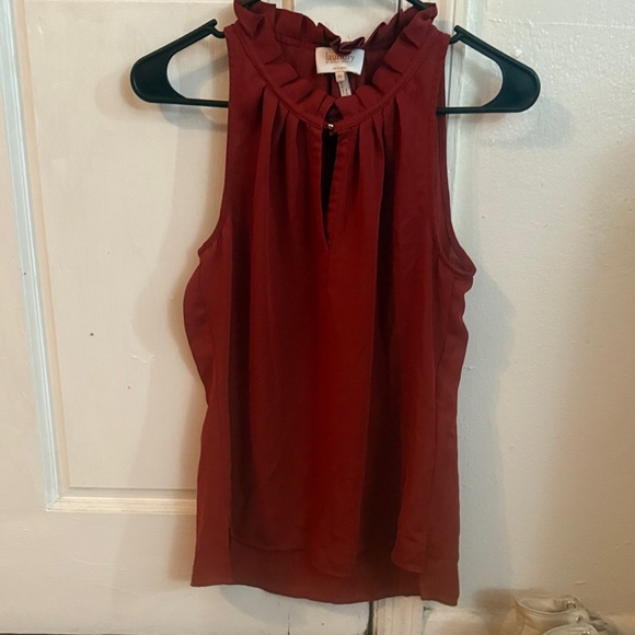 Laundry By Shelli Segal Tops - Laundry by Shelli Segal Burgundy Tank Blouse | XS